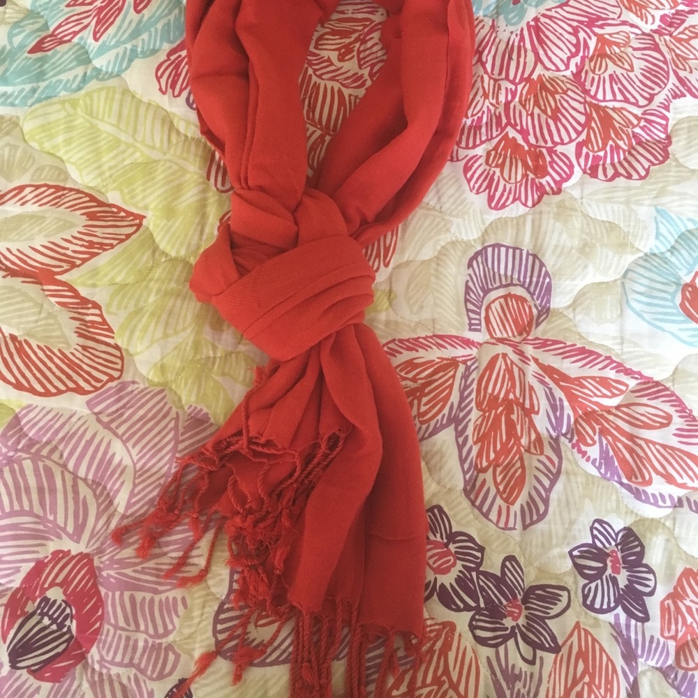 Red scarf